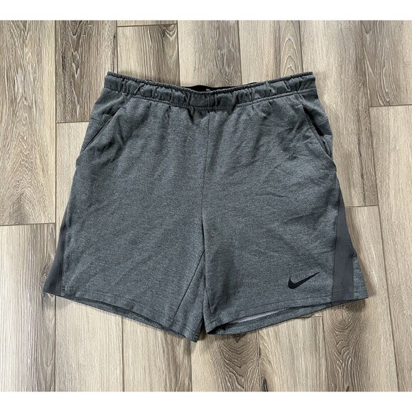 Nike Dri-Fit Standard Fit Shorts Mens XL Gray Lightweight  Swoosh Drawstring - Picture 1 of 8